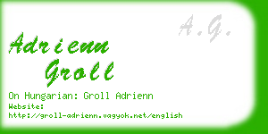 adrienn groll business card